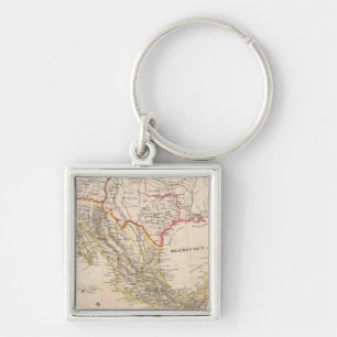 Texas, Mexico Keychain