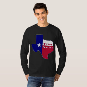 Texas Native Flag Map T-Shirt