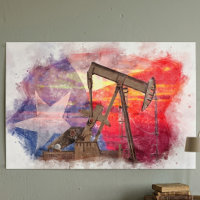Texas Oil Pumpjack: Lone Star State Heritage Art