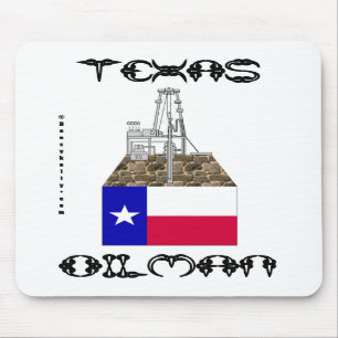 Texas Oilman,Oil Field Mousepad,Oil,Gas, Mouse Pad