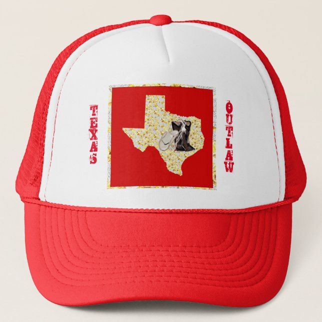 TEXAS OUTLAW TRUCKER HAT (Front)