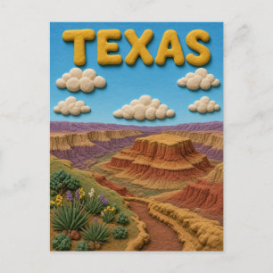Texas Palo Duro Modern KLAYKOO Postcard
