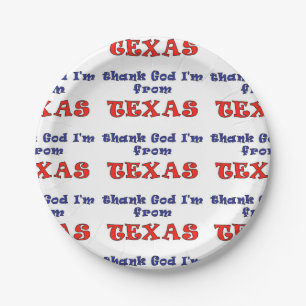 TEXAS PAPER PLATE