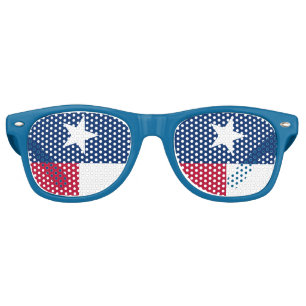 Texas Party Shades, Sunglasses, Texas flag Retro Sunglasses