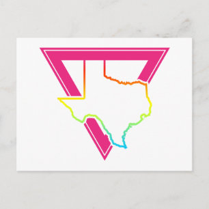 texas pink triangle postcard