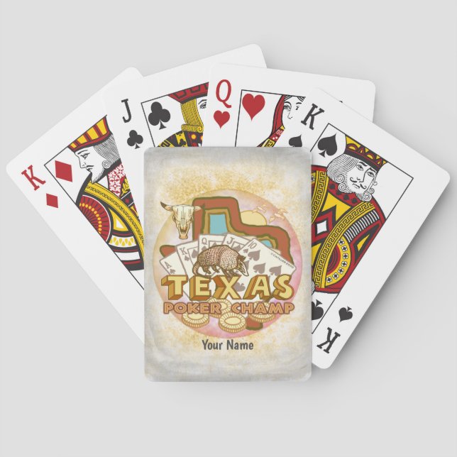 Texas Poker Playing Cards (Back)