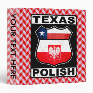 Texas Polish American Binder