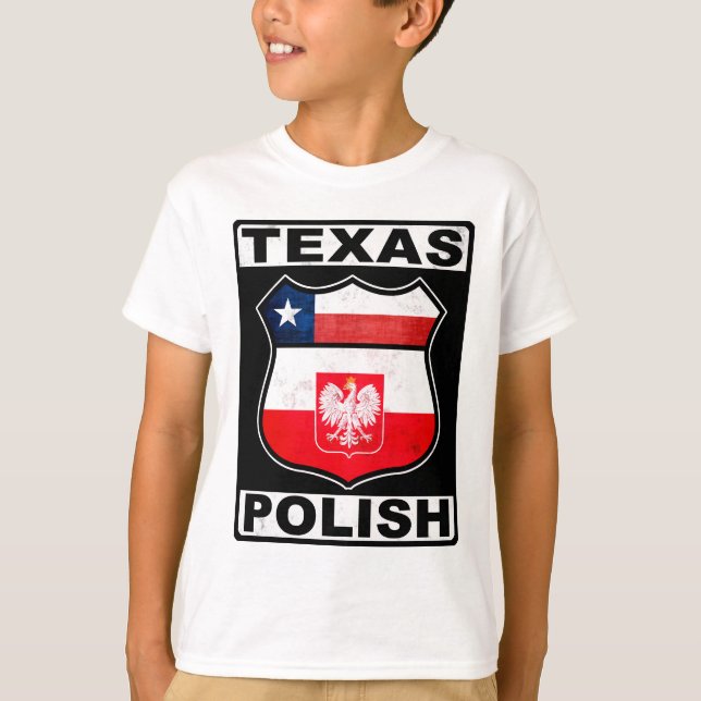 Texas Polish American T-Shirt (Front)
