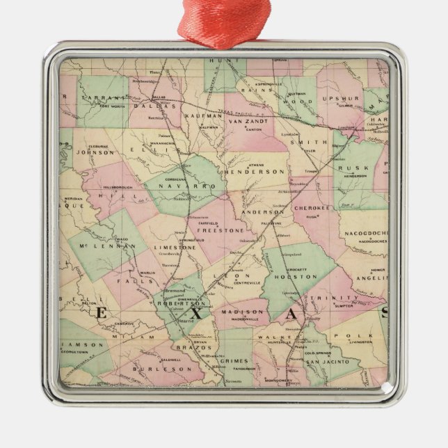 Texas portion metal ornament (Front)