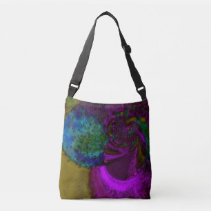 "Texas Prickly Pear" Cross Body Tote Bag