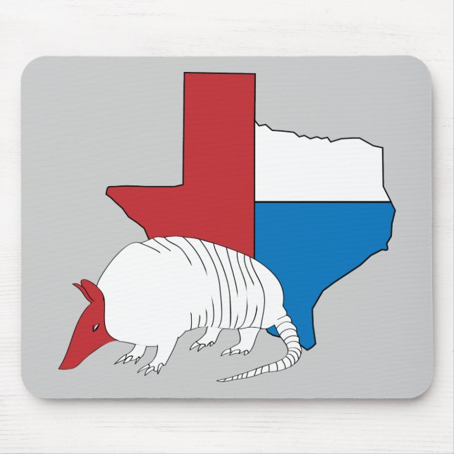Texas Pride Armadillo Mouse Pad (Front)