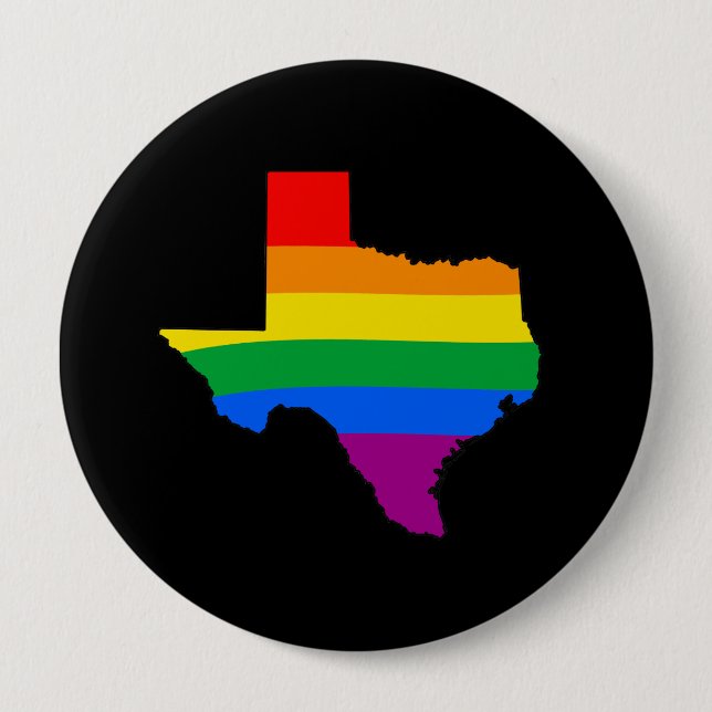 TEXAS PRIDE -.png 4 Inch Round Button (Front)