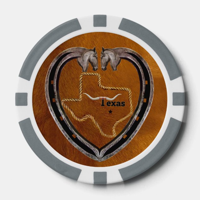 Texas Pride Poker Chips (Front)