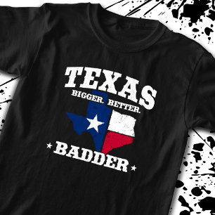 Texas Pride - Proud Texan - Texas State Flag T-Shirt