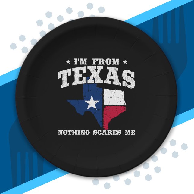 Texas Pride - Texas Meme - Texas State Flag Paper Plate (Creator Uploaded)