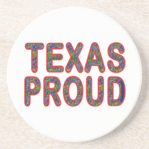 Texas Proud Bluebonnet Coaster
