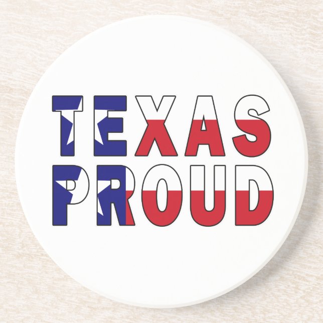 Texas Proud Flag Coaster (Front)