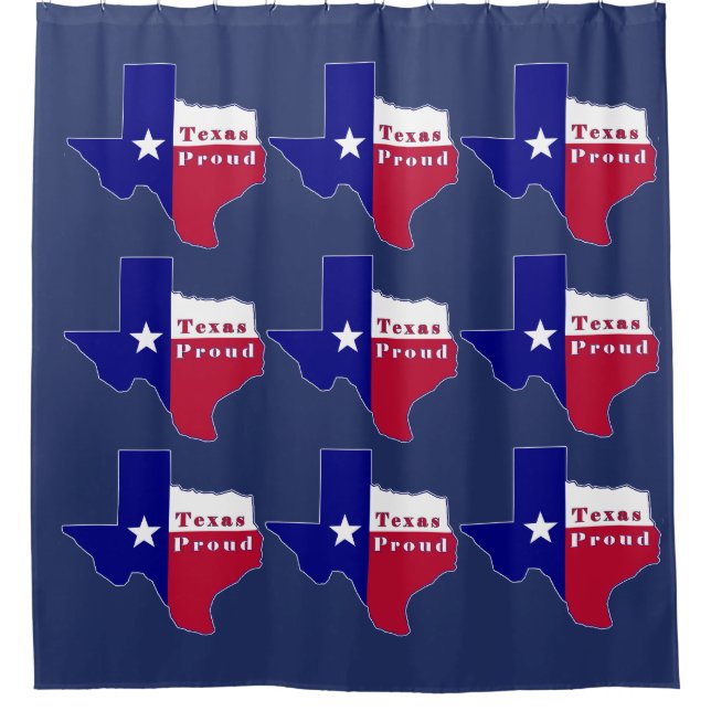 Texas Proud Flag Map (Front)
