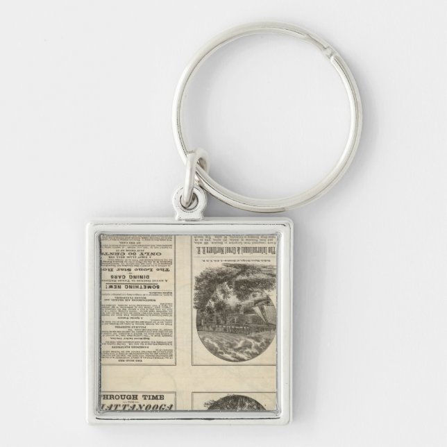 Texas Railroad 2 Keychain (Front)