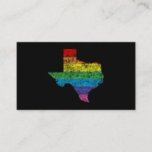 texas rainbow business card