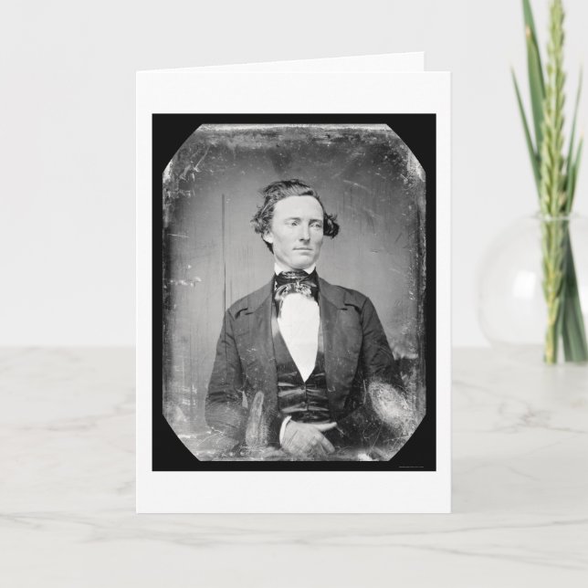 Texas Ranger Captain Walker Daguerreotype 1846 Card (Front)