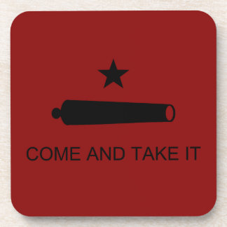 Texas Revolution Flag, Texians Militia 1835 Coaster