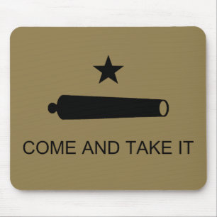 Texas Revolution Flag, Texians Militia 1835 Mouse Pad