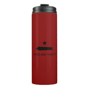 Texas Revolution Flag, Texians Militia 1835  Thermal Tumbler