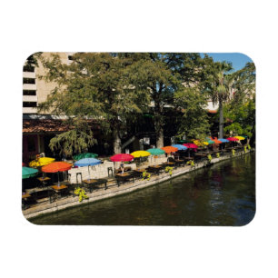 Texas, Riverwalk, dining on river's edge Magnet