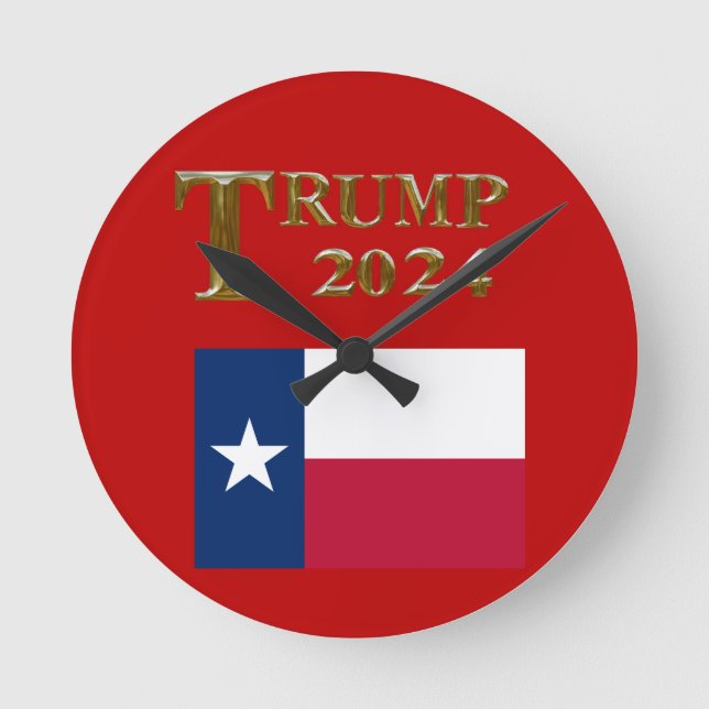 TEXAS ROUND CLOCK (Front)
