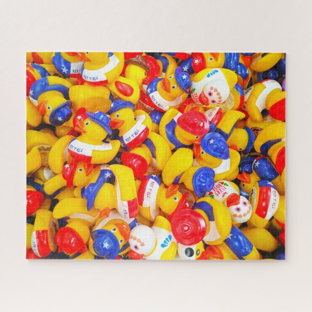 Texas Rubber Duckies Jigsaw Puzzle (Horizontal)