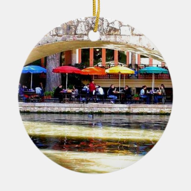 TEXAS - SAN ANTONIO 2 CERAMIC ORNAMENT (Front)