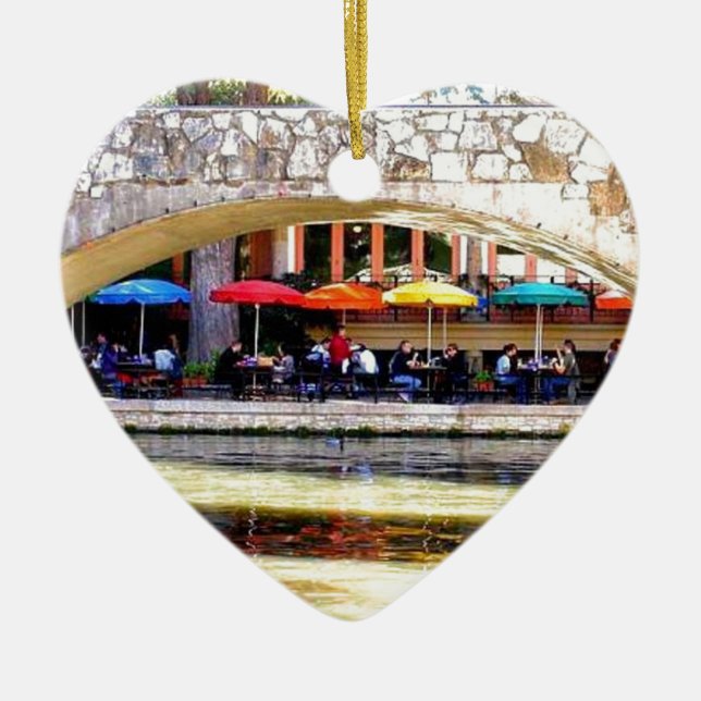 TEXAS - SAN ANTONIO 2 CERAMIC ORNAMENT (Front)