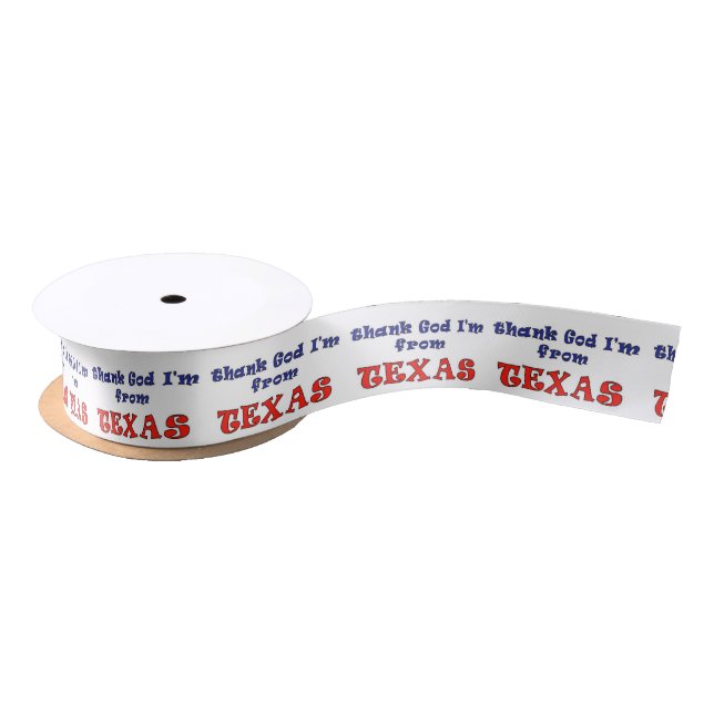 TEXAS SATIN RIBBON (Spool)
