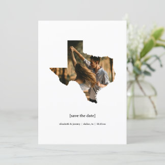 Texas Save the Date Photo Card