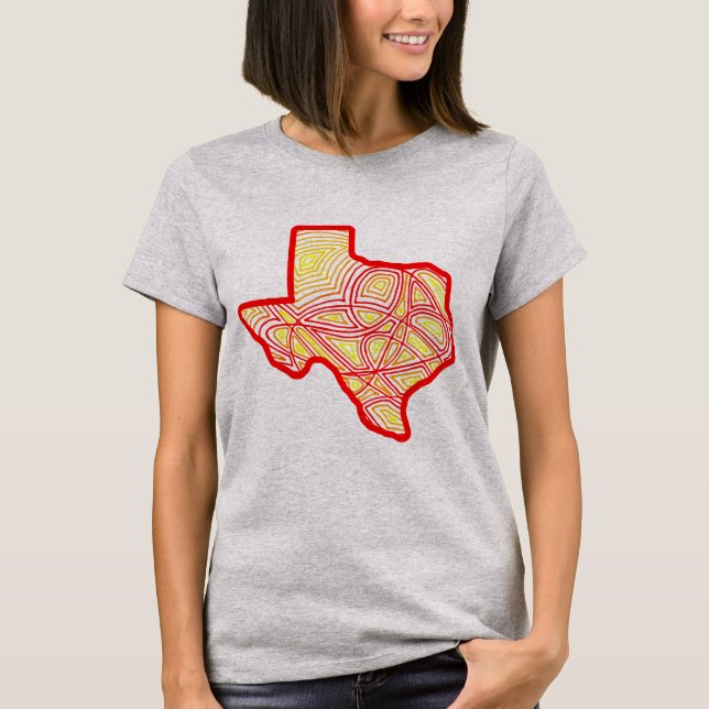 Texas Scribbleprint T-Shirt (Front)