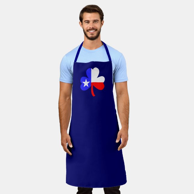 Texas Shamrock Apron (Worn)
