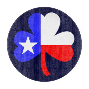 Texas Shamrock Cutting Board