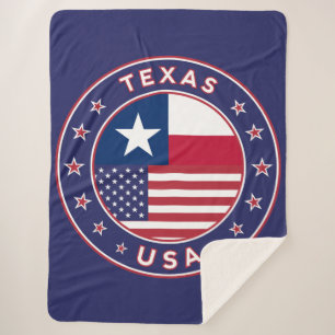 Texas Sherpa Blanket