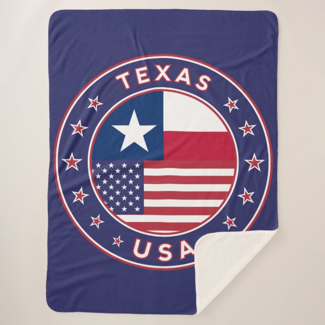 Texas Sherpa Blanket (Front)
