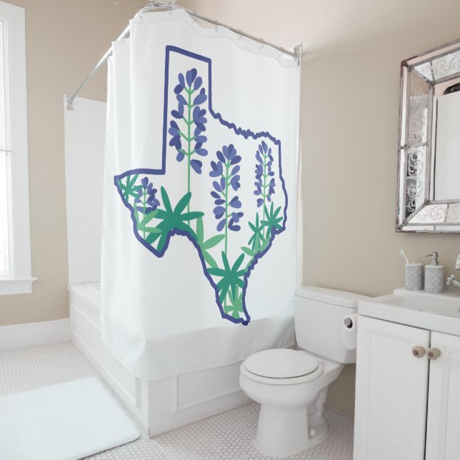 Texas Shower Curtain, Texas State, Texan, Texas (In Situ)