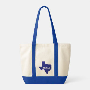 Texas silhouette tote bag