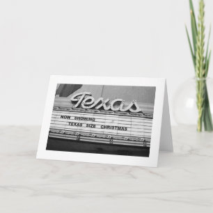 Texas Size Christmas Holiday Card