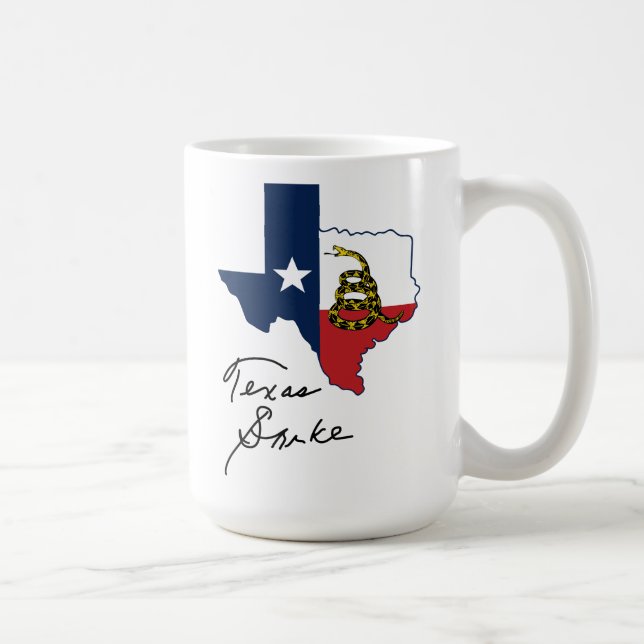 Texas Snake Flag Mug (Right)