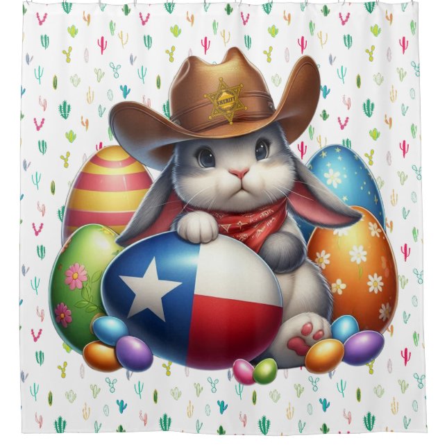 Texas/southwestern Easter bunny sheriff (Front)