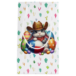 Texas/southwestern Easter bunny sheriff Small Gift Bag