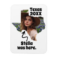 Texas Souvenir Custom Name, Photo, and Year