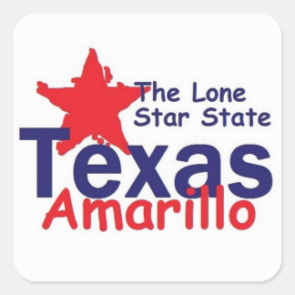 TEXAS SQUARE STICKER