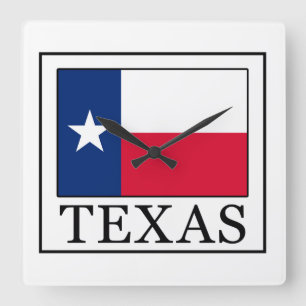 Texas Square Wall Clock