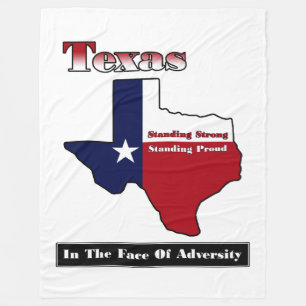 Texas Standing Strong Fleece Blanket